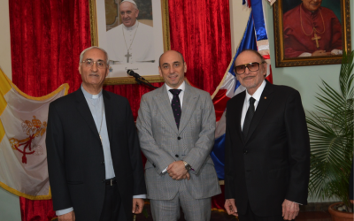 DESPEDIDA DEL EMBAJADOR S. E. LORENZO JIMÉNEZ, COORDINADOR RESIDENTE DEL SISTEMA DE LAS NACIONES UNIDAS EN REPÚBLICA DOMINICANA ONU, EFECTUADA EL DÍA MARTES 12 DEL PRESENTE MES, EN LA NUNCIATURA APOSTÓLICA, SANTO DOMINGO, R. D.